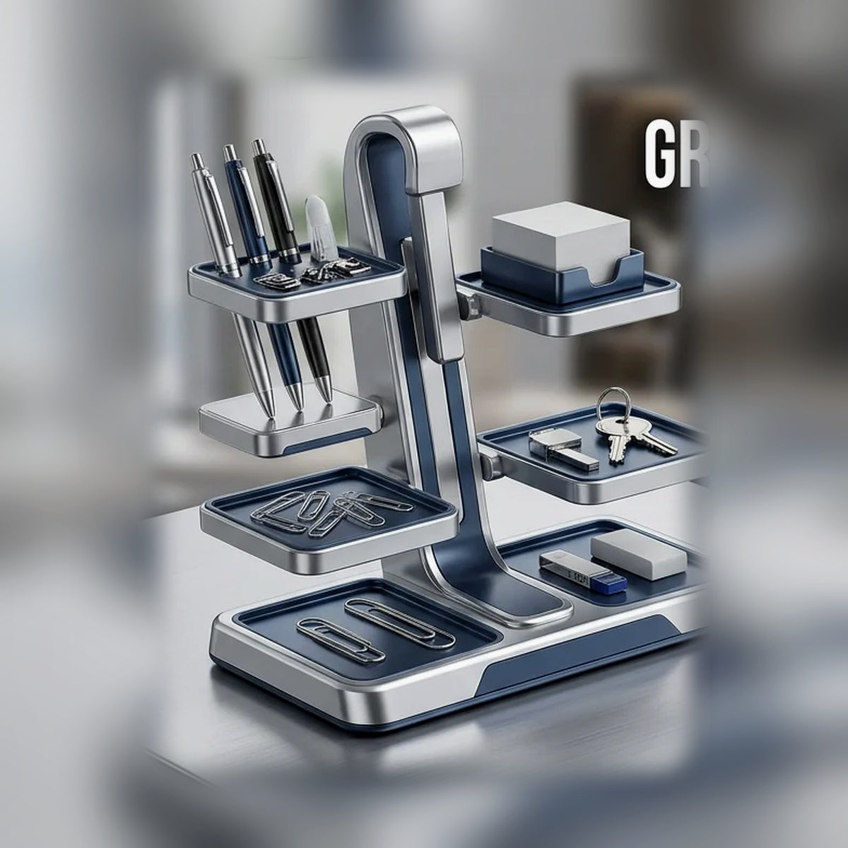 Magnetic Modular Desk Organizer