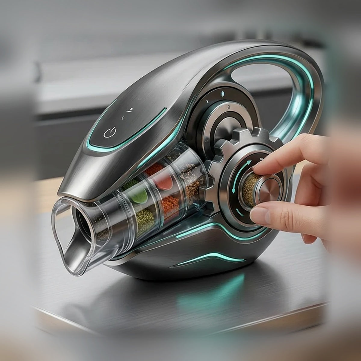 Quantum 3-Pod Manual Spice Grinder